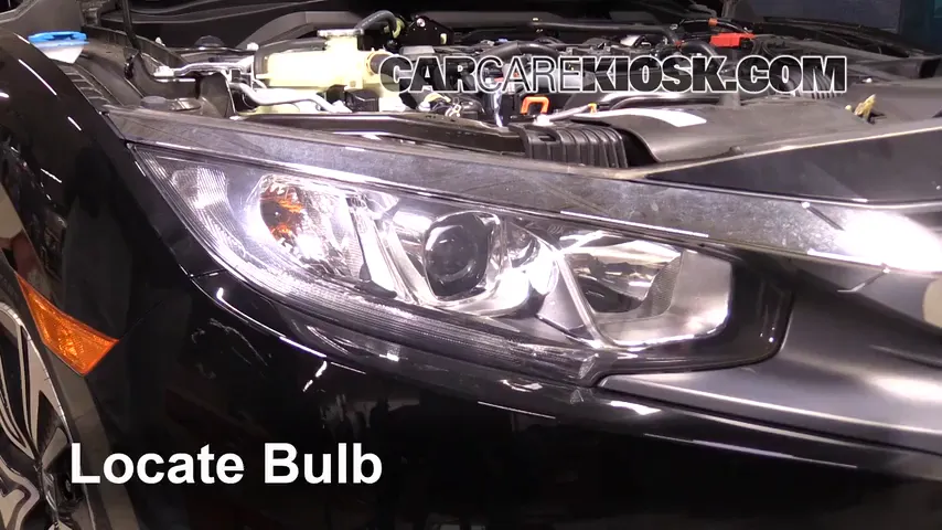 2017 Honda Civic LX 1.5L 4 Cyl. Turbo Coupe Lights Turn Signal - Front (replace bulb)